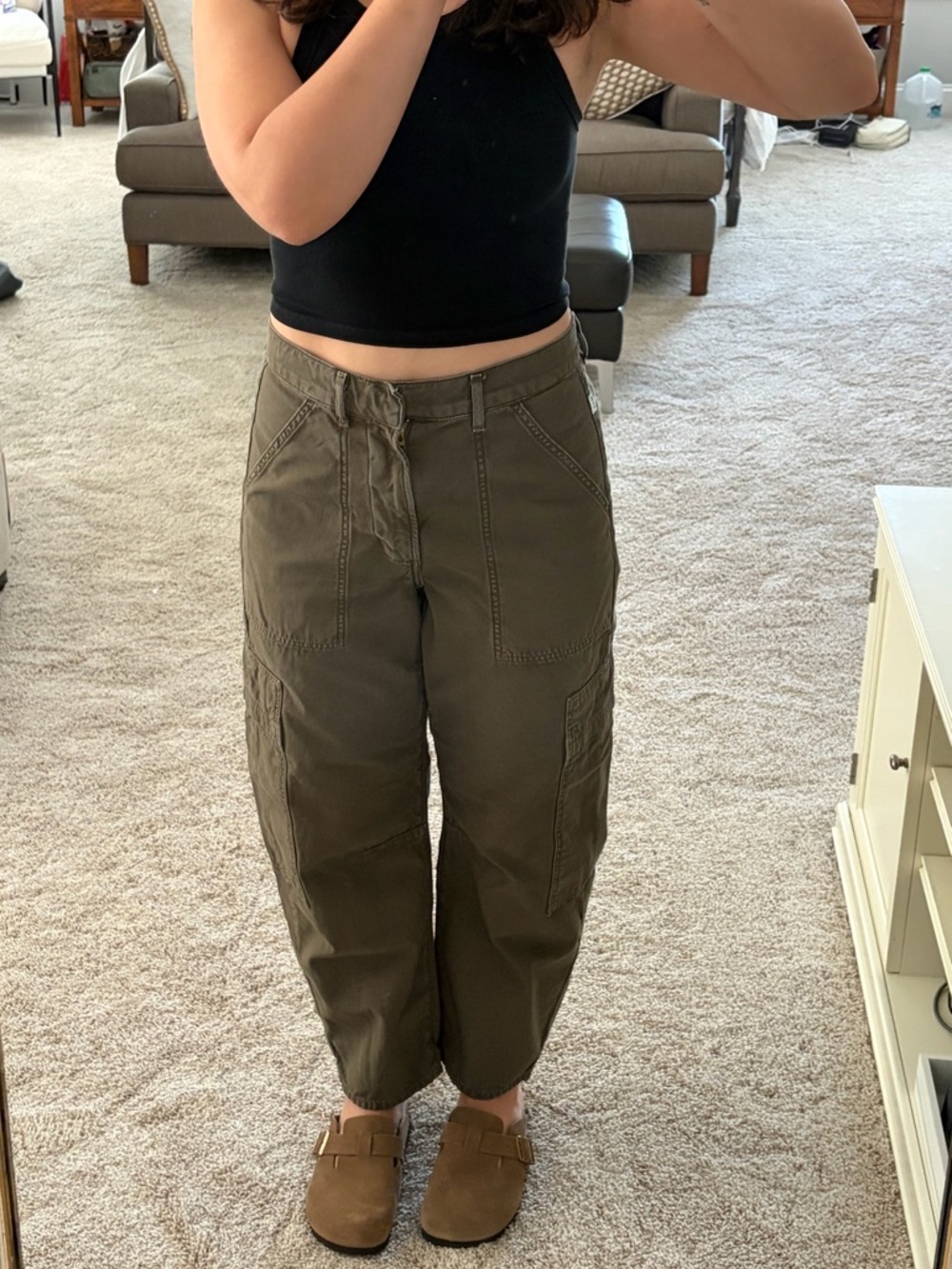 Olive Cargo Pant by Citizens of Humanity - Picture 2 of 3